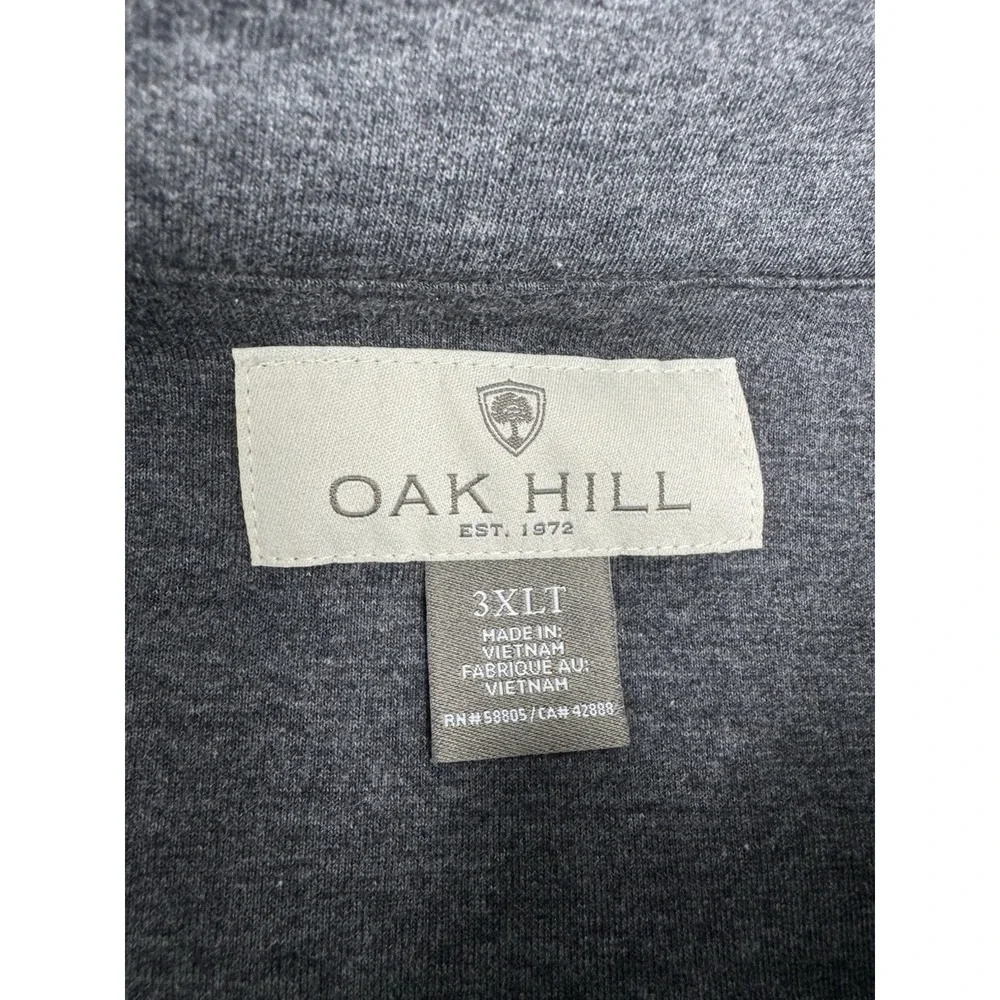 Oak Hill Puffer Vest Mens 3XLT Gray Black‎ Business Casual Finance Hiking NWT